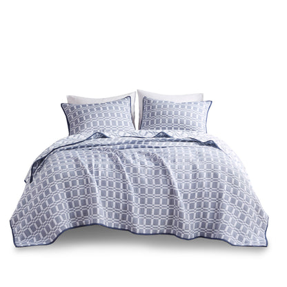 Madison Park 3 Piece Reversible Matelasse Coverlet Set