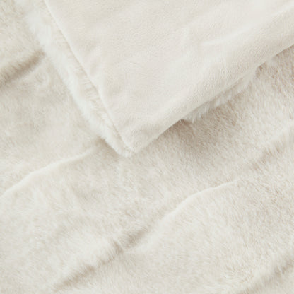 Madison Park Faux Fur Throw