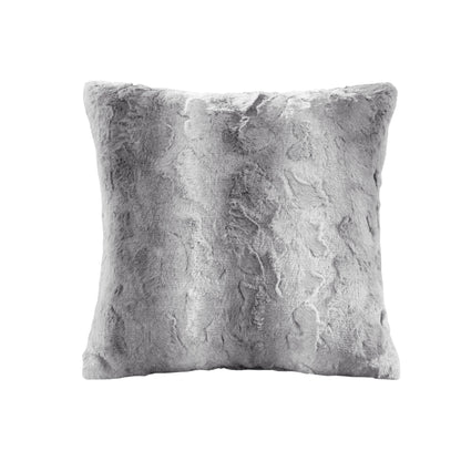 Madison Park Faux Fur Square Pillow