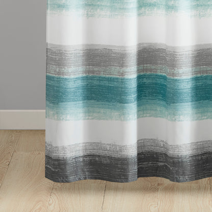 Madison Park Essentials Stripe Print Shower Curtain