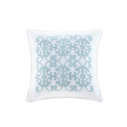 Madison Park 4 Piece Microfiber Reversible Ruffle Quilt Set with Throw Pillow