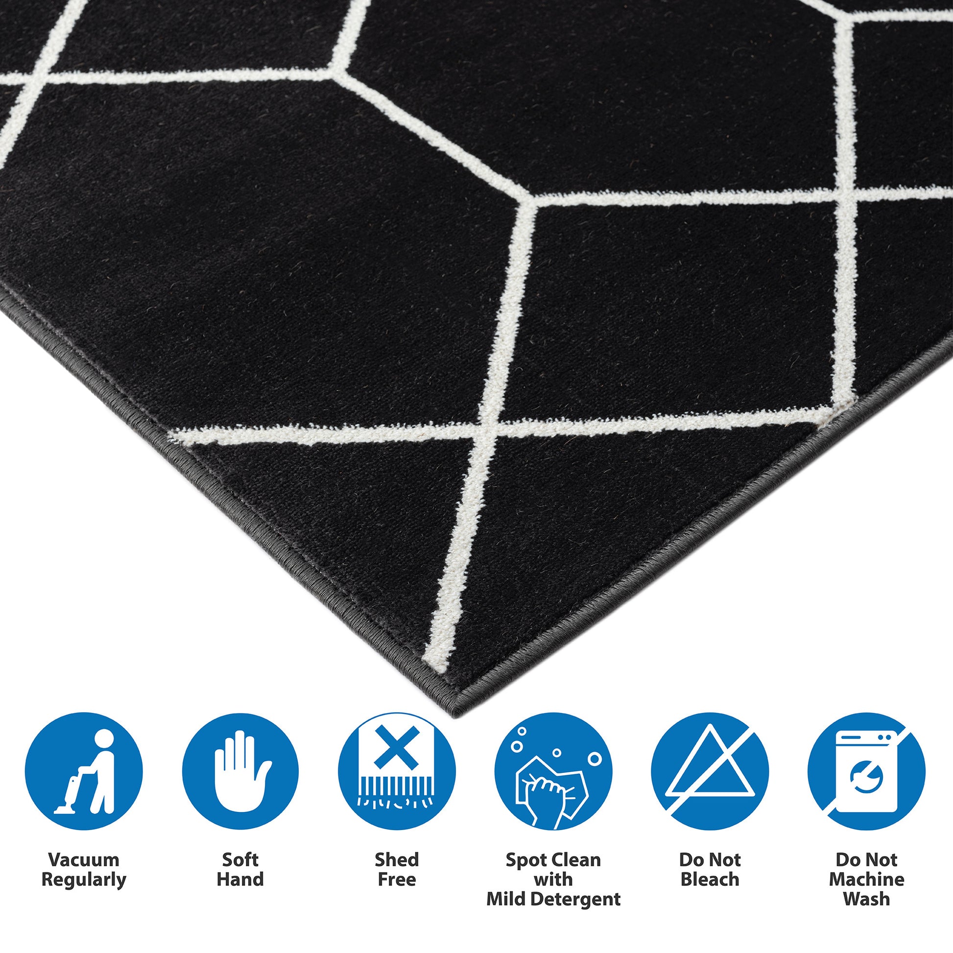 Madison Park Trellis Geometric Woven Area Rug
