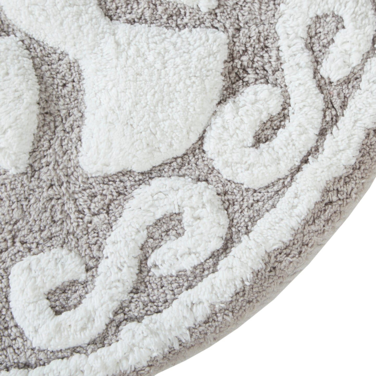 Madison Park Medallion Cotton Tufted Bath Rug