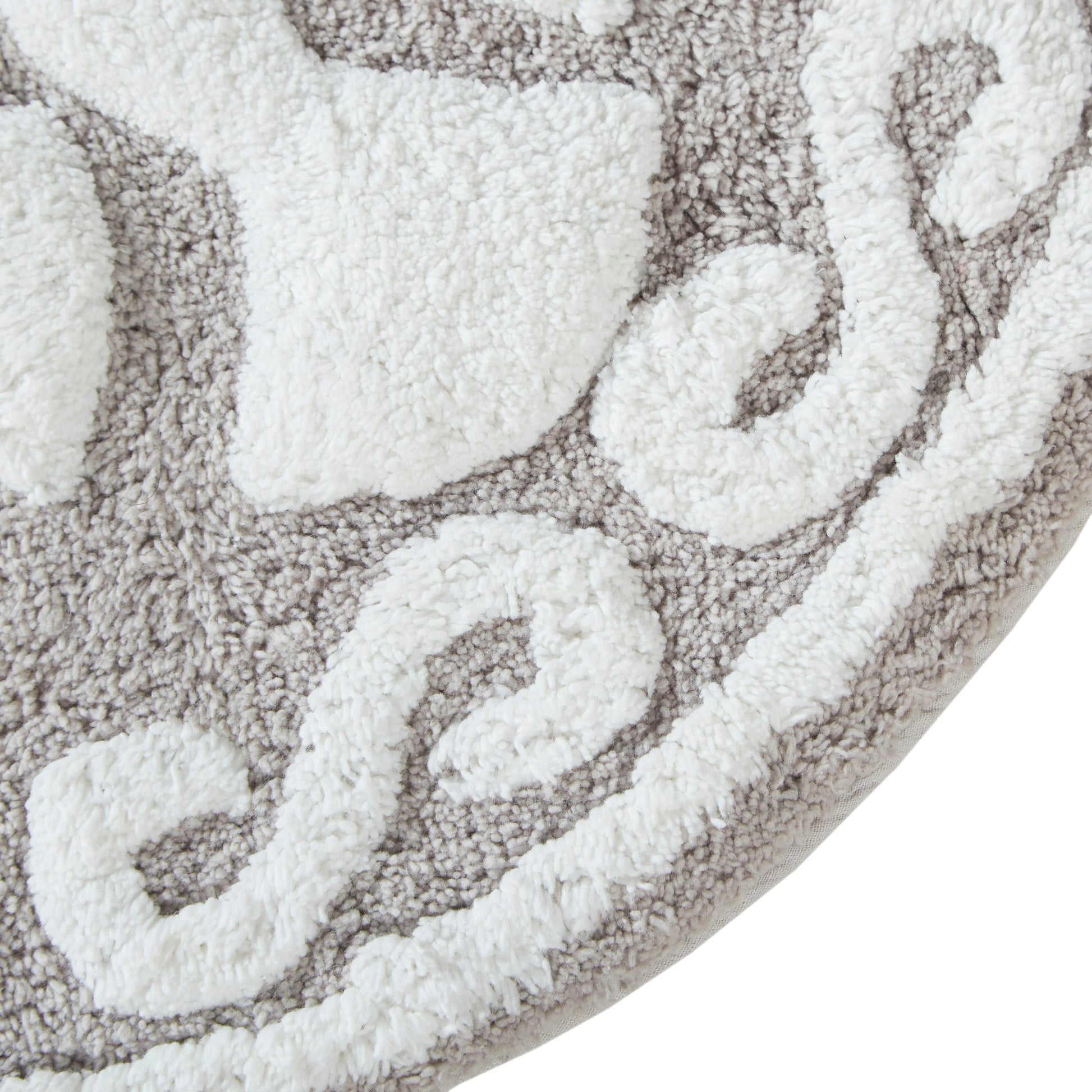 Madison Park Medallion Cotton Tufted Bath Rug