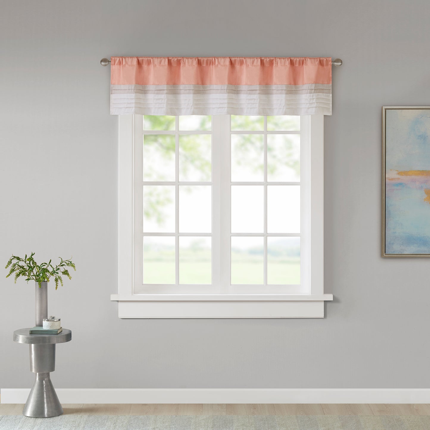 Madison Park Polyoni Pintuck Valance