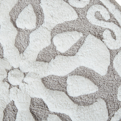 Madison Park Medallion Cotton Tufted Bath Rug