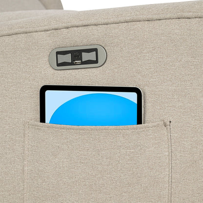 Candace Power Recliner 3-in-1 with Swivel, Glider, Charging Station