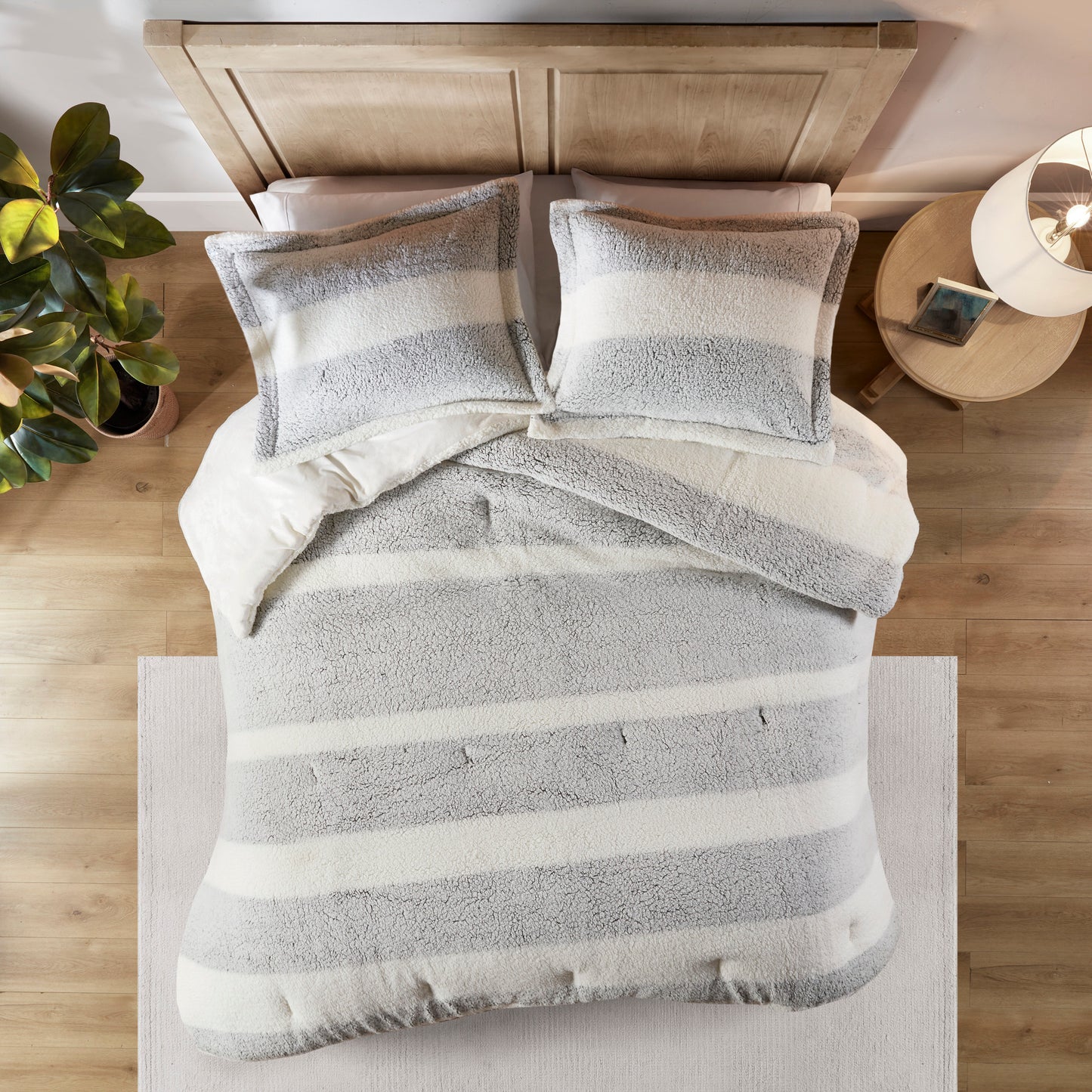 Madison Park Sherpa Comforter Set