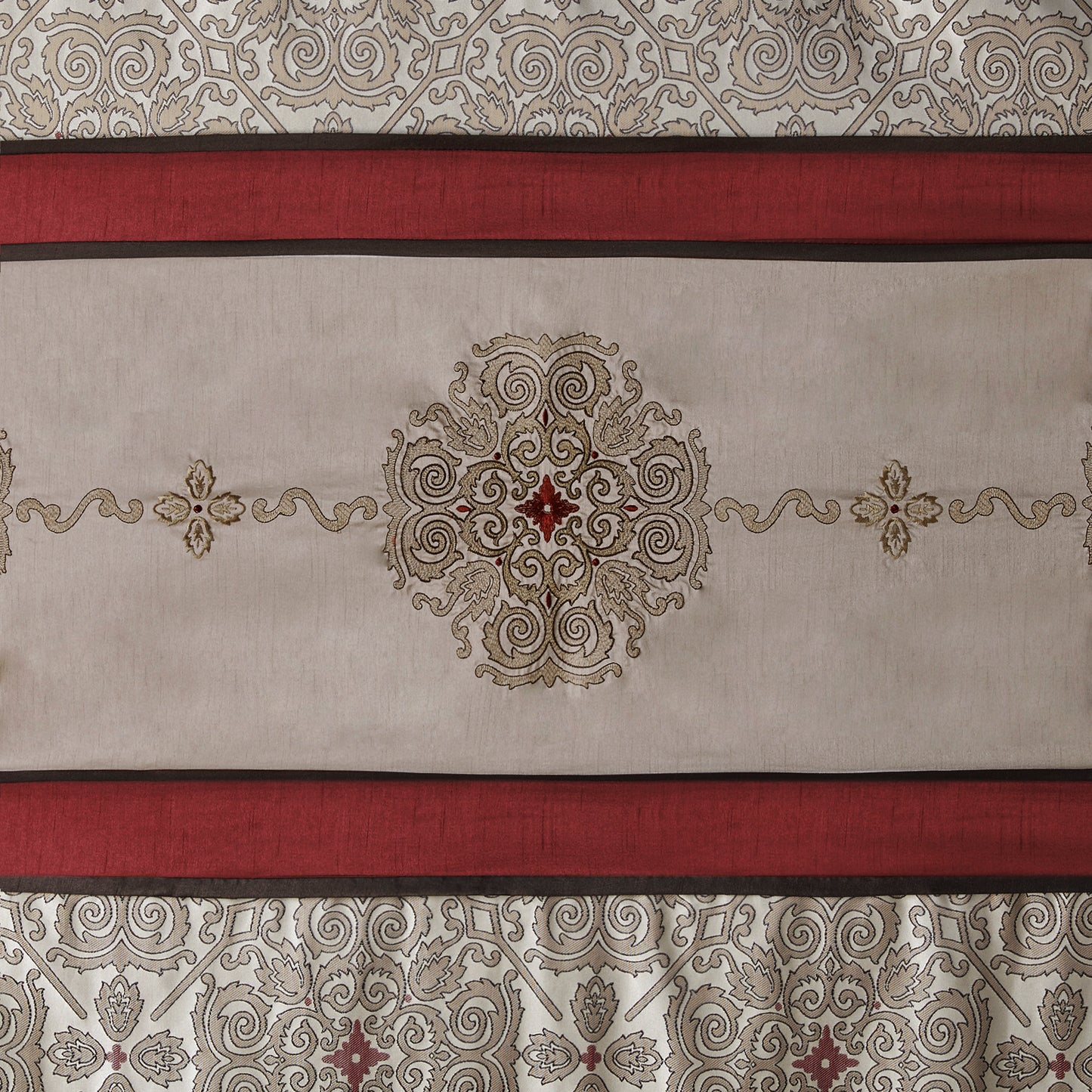 Madison Park Embroidered Shower Curtain