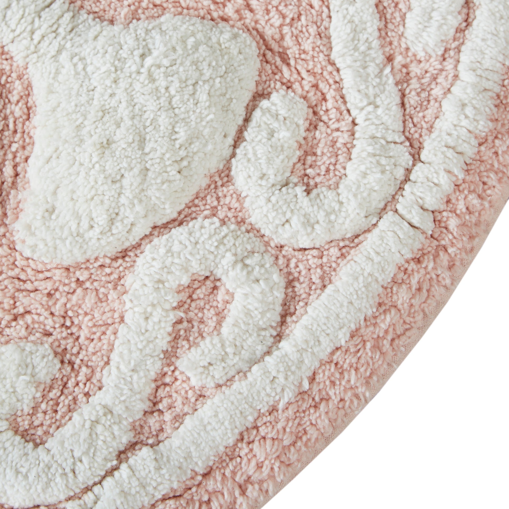 Madison Park Medallion Cotton Tufted Bath Rug