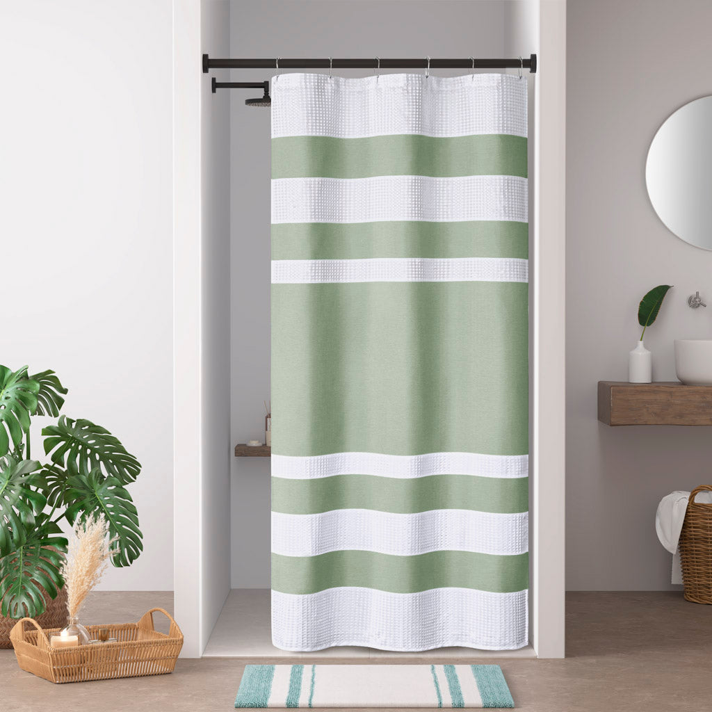 Madison Park Shower Curtain with 3M Treatment