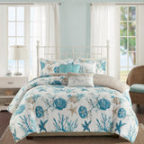 Pebble Beach 6-Piece Cotton Sateen Duvet Cover Set