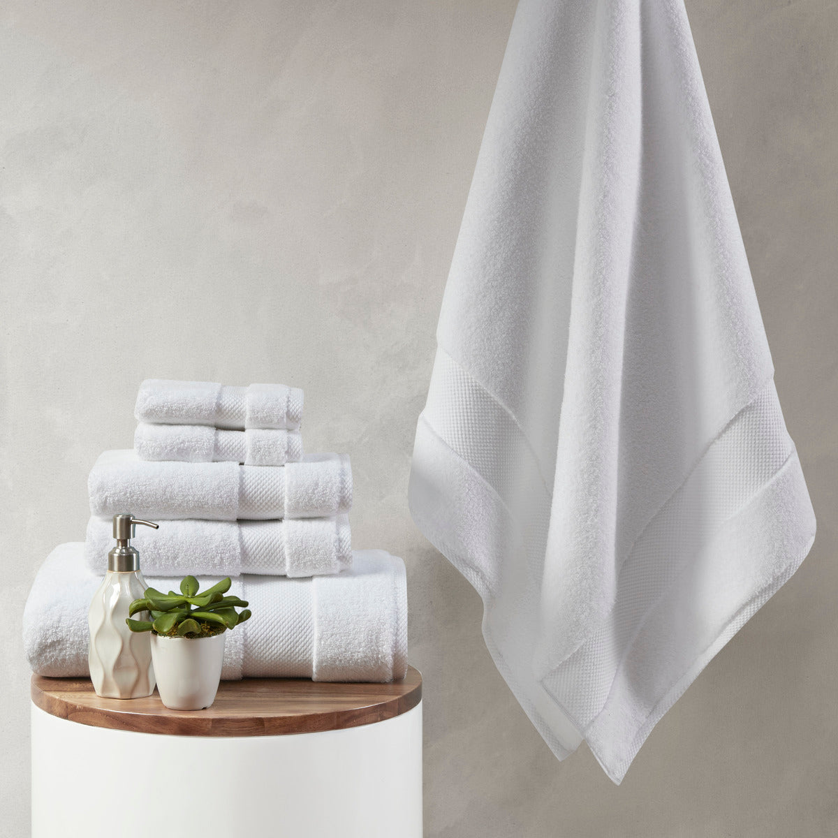 Madison Park Signature 1000gsm 100% Cotton 6 Piece Towel Set