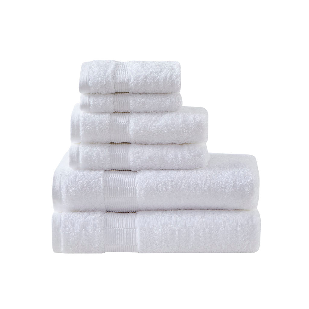 Madison Park Signature 100% Egyptian Cotton 6 Piece Towel Set