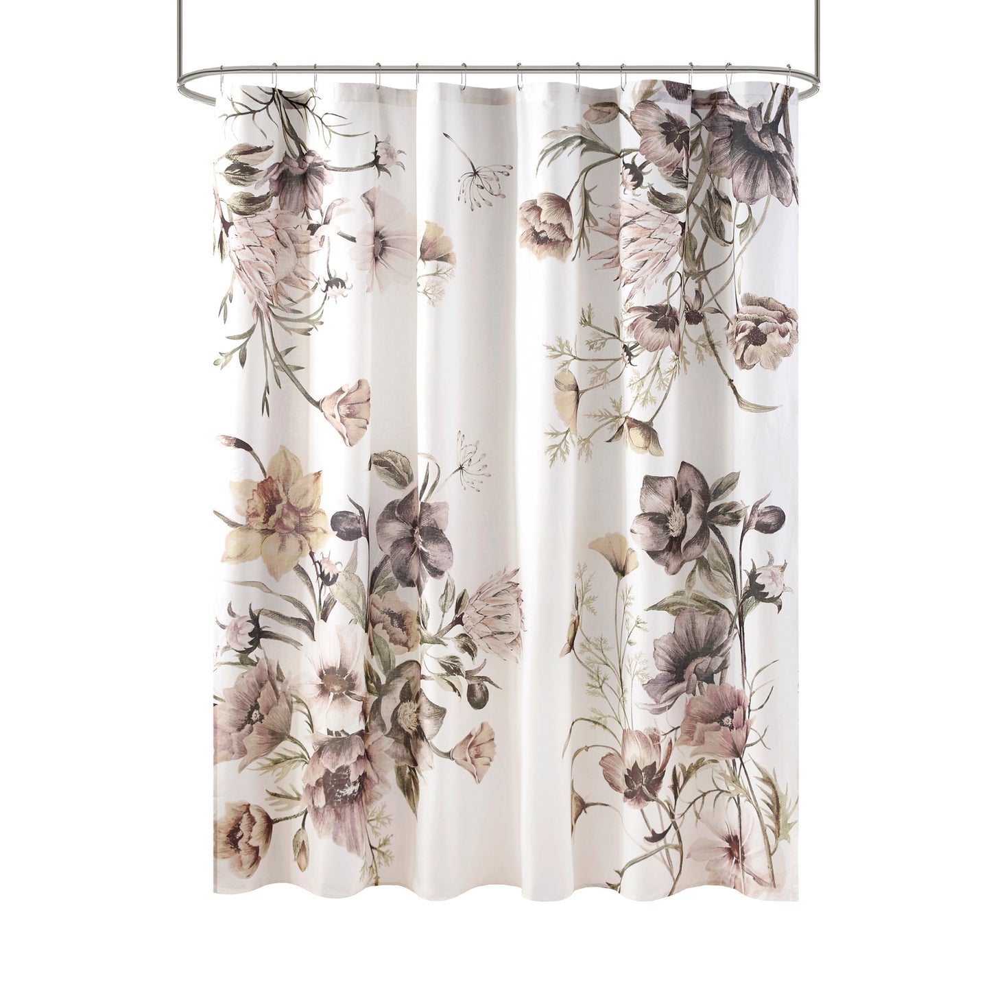 Madison Park Printed Cotton Shower Curtain