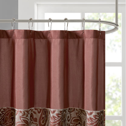 Madison Park Jacquard Shower Curtain