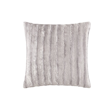 Madison Park Duke Faux Fur Square Pil...