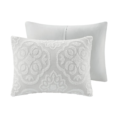 Madison Park 3 Piece Tufted Woven Medallion Comforter Set