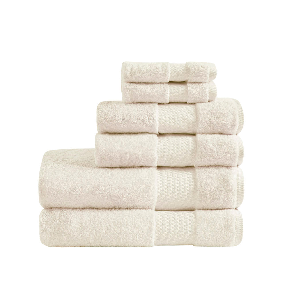 Madison Park Signature Cotton 6 Piece Bath Towel Set