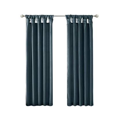 Madison Park Twist Tab Lined Window Curtain Panel
