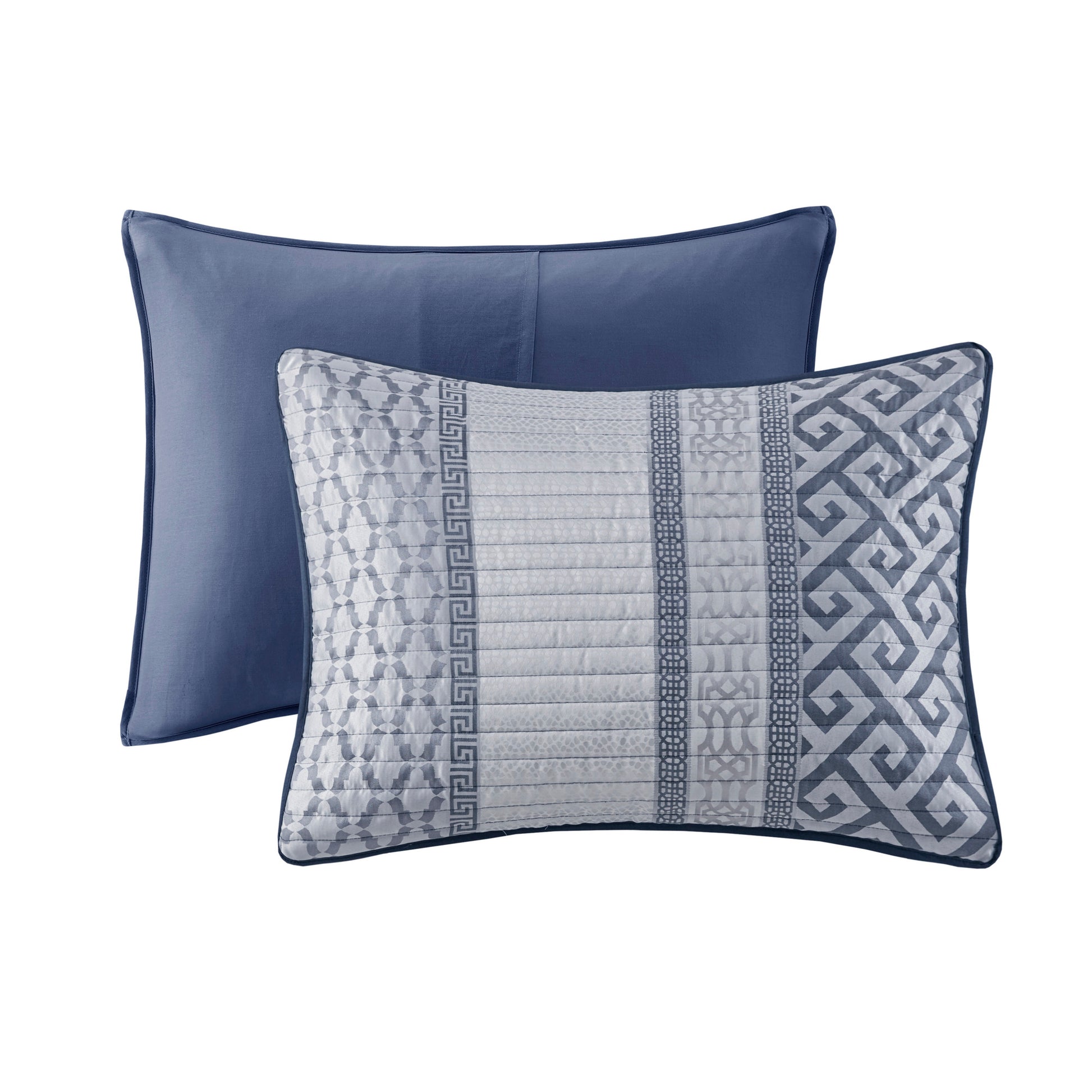Madison Park 4 Piece Jacquard Quilt Set with Throw Pillow