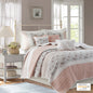 Madison Park 6 Piece Cotton Percale Quilt Set with Throw Pillows