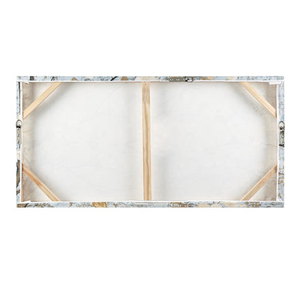 Madison Park Gold Foil and Hand Embellished Floral Canvas Wall Art