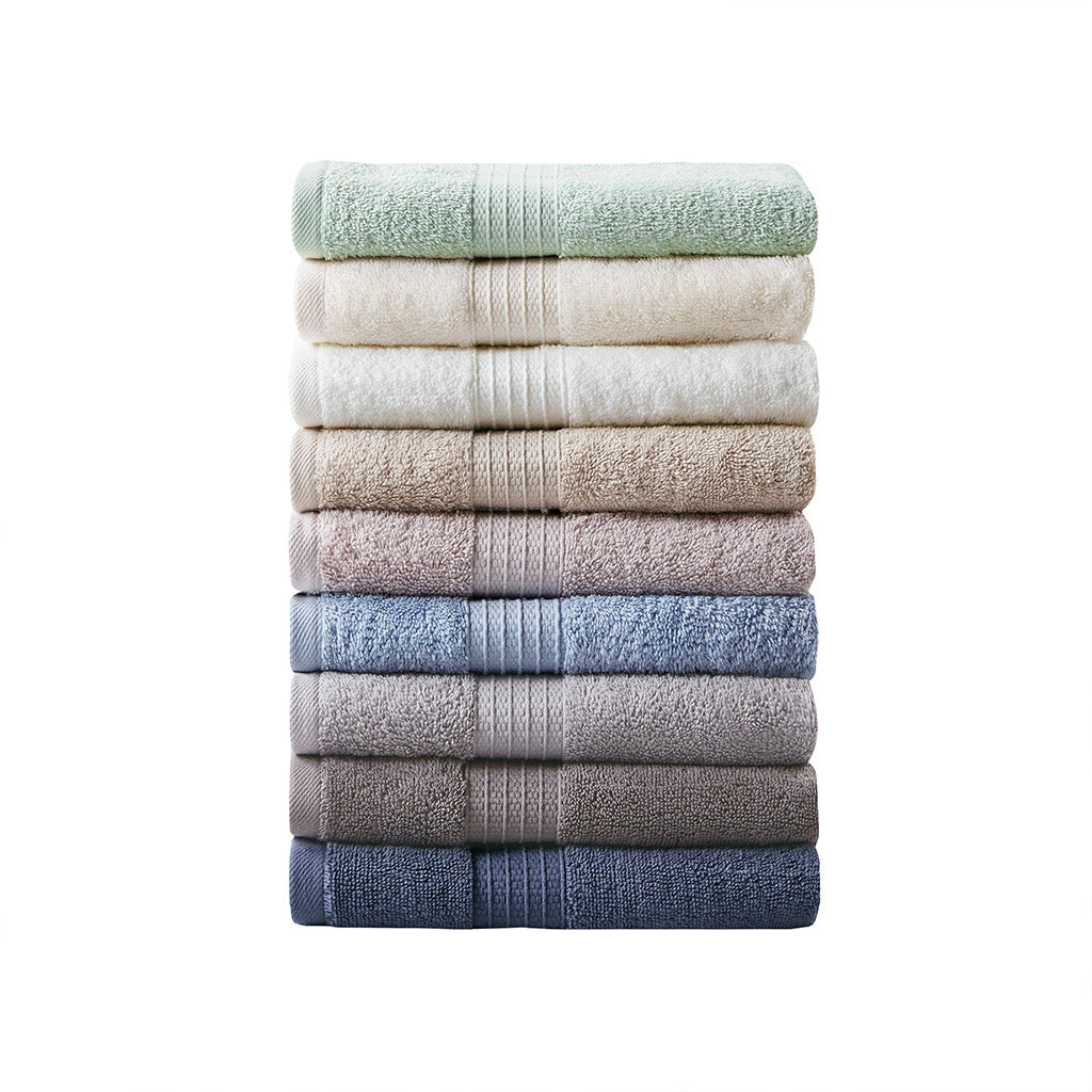 Madison Park 6 Piece Organic Cotton Towel Set