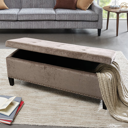 Madison Park Tufted Top Soft Close Storage Bench