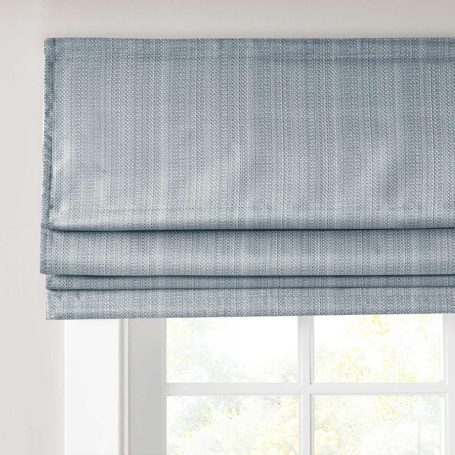 Madison Park Basketweave Room Darkening Cordless Roman Shade