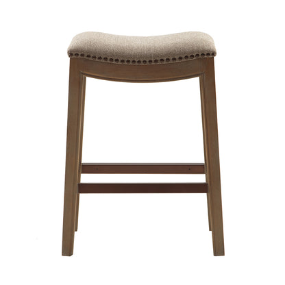 Madison Park Saddle Counter Stool