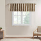 Madison Park Faux Silk Embroidered Window Valance