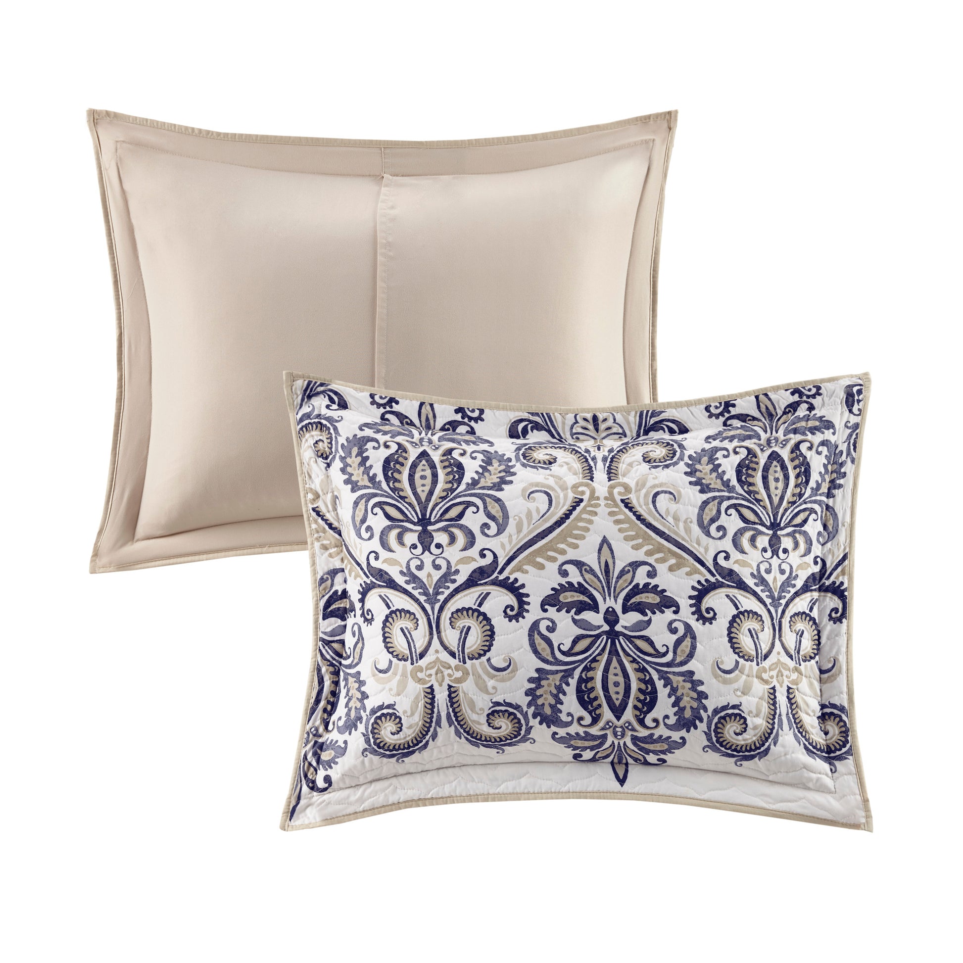Madison Park 6 Piece Reversible Quilt Set with Throw Pillows