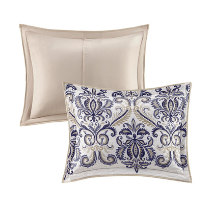 Madison Park 6 Piece Reversible Quilt Set with Throw Pillows
