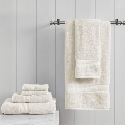 Madison Park 6 Piece Organic Cotton Towel Set