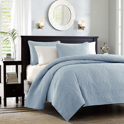 Madison Park 3 Piece Reversible Quilt Set
