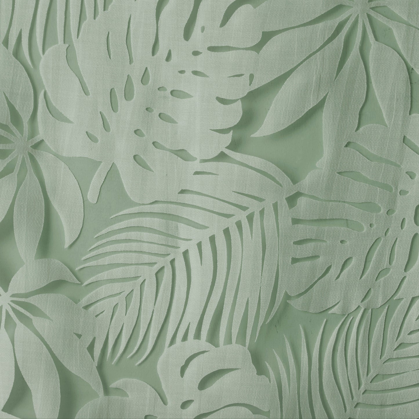 Madison Park Palm Leaf Burnout Window Sheer