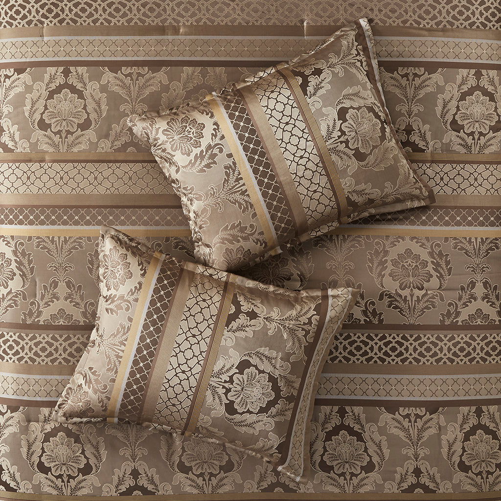 Madison Park 7 Piece Jacquard Comforter Set