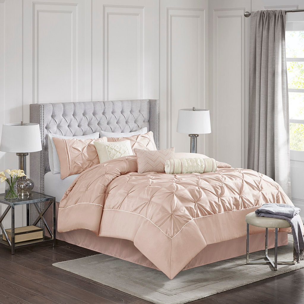 Laurel 7 Piece Tufted Comforter Set - Madison Park Fashion Bedding