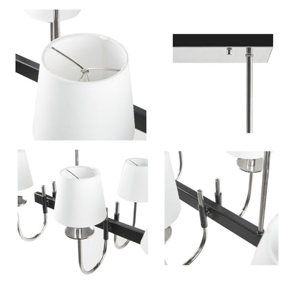 Hampton Hill 8-Light Traditional Chandelier with Drum Shades