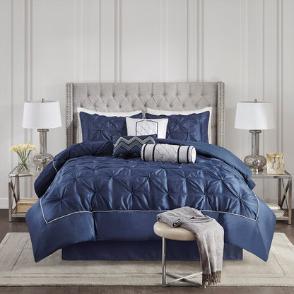 Madison Park 7 Piece Tufted Comforter Set