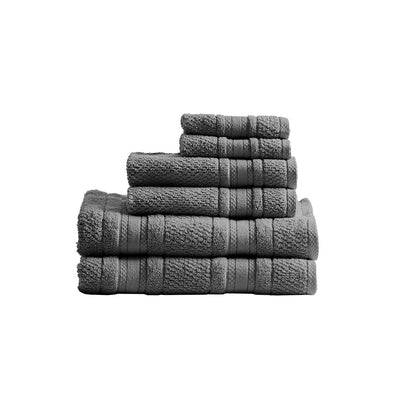 Madison Park Essentials Super Soft Cotton Quick Dry Bath Towel 6 Piece Set