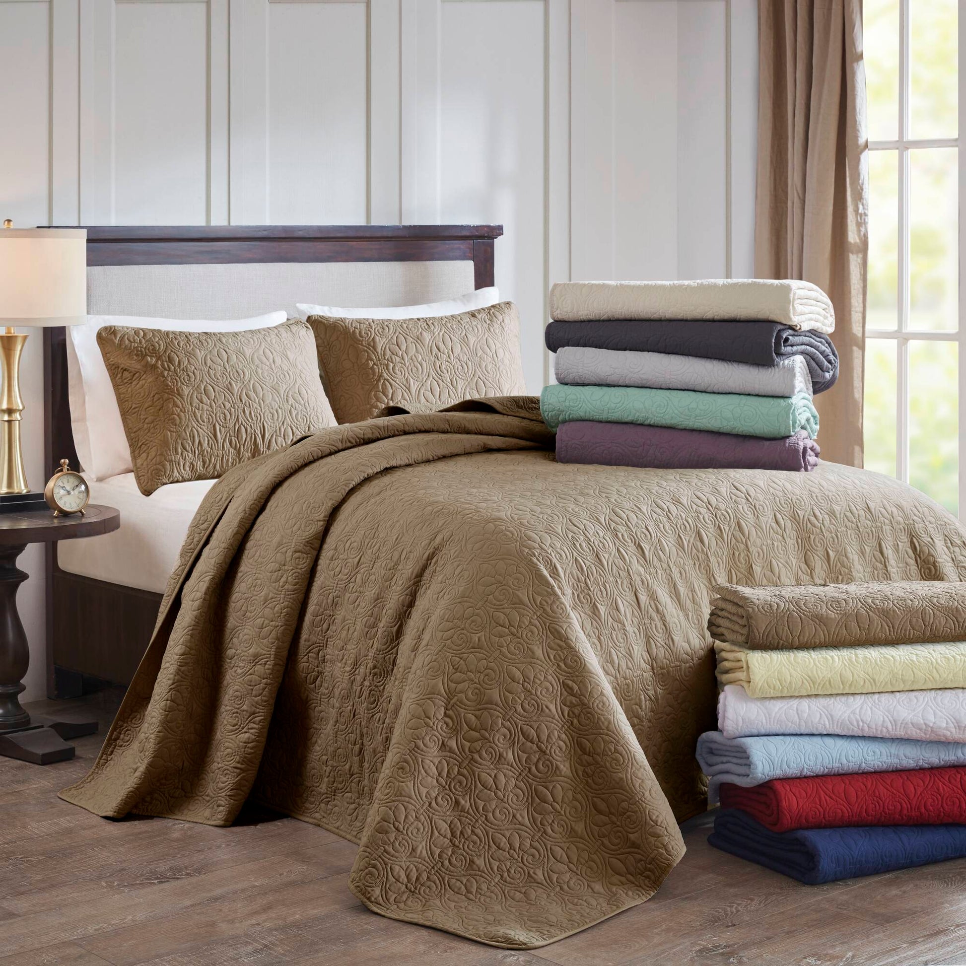 Madison Park 3 Piece Reversible Bedspread Set