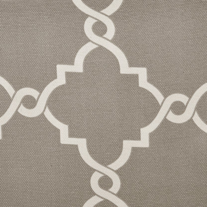 Madison Park Fretwork Print Grommet Top Window Valance