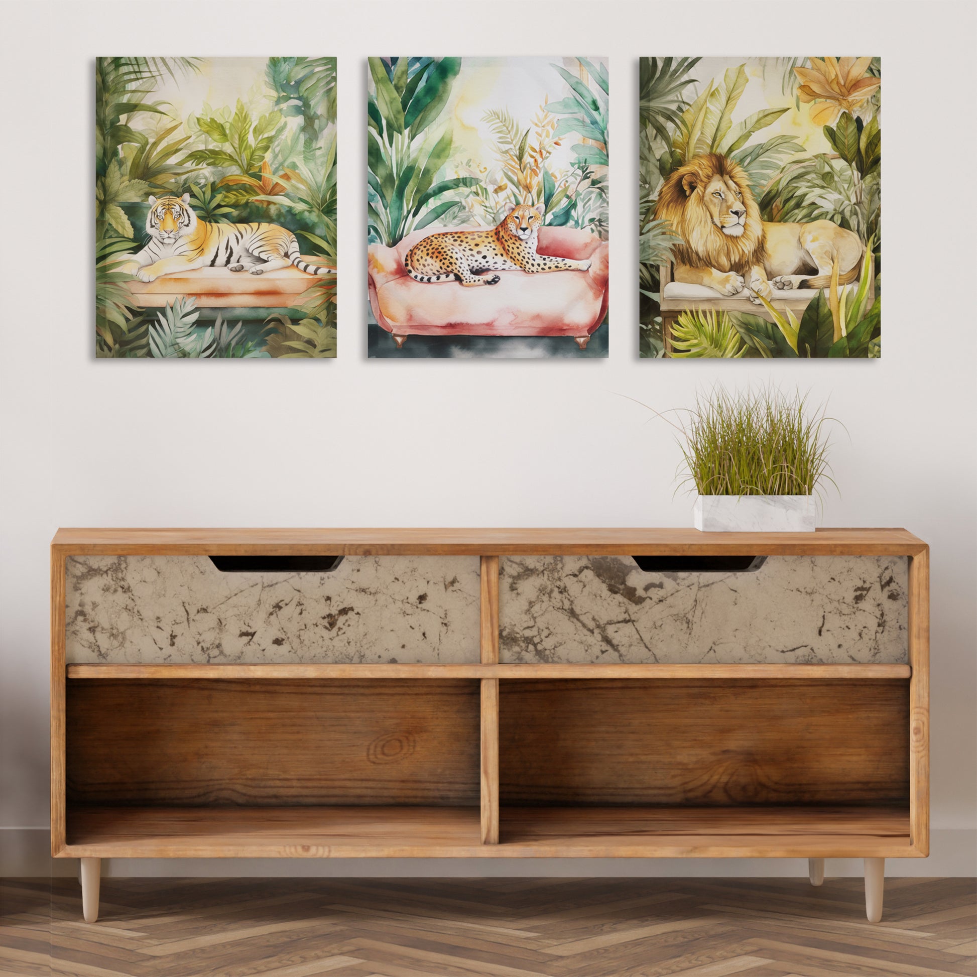 Madison Park Jungle Tiger Canvas Wall Art