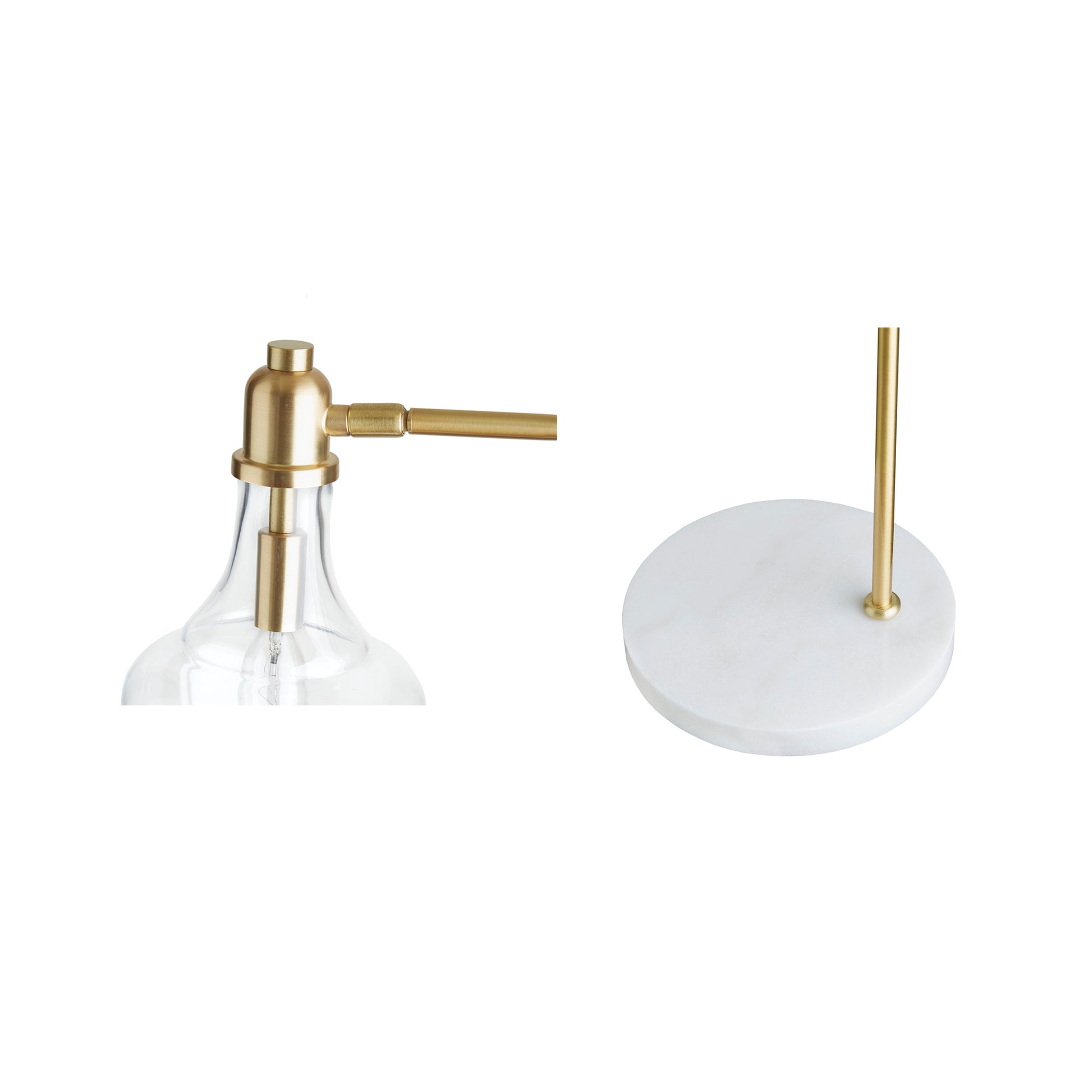 Hampton Hill 24" H Table Lamp with Marble Base