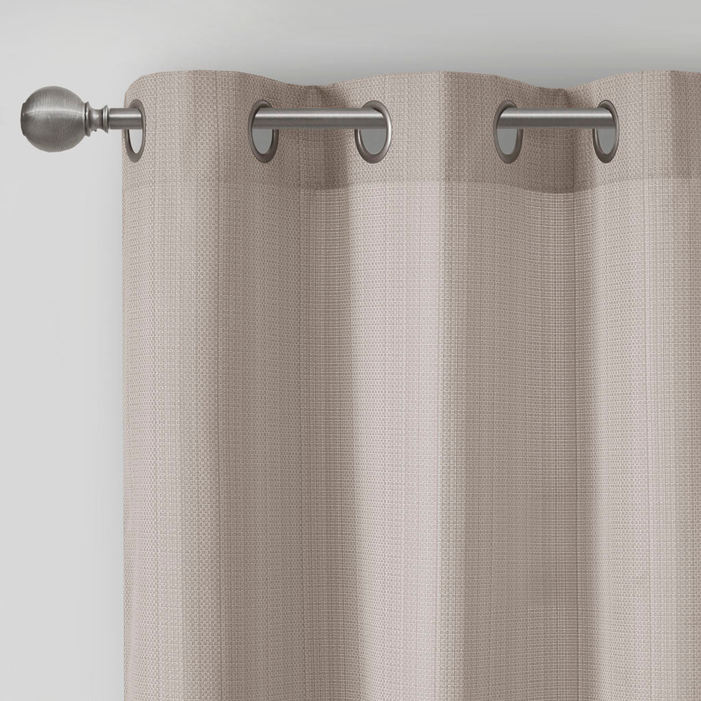 Madison Park Basketweave Room Darkening Curtain Panel Pair