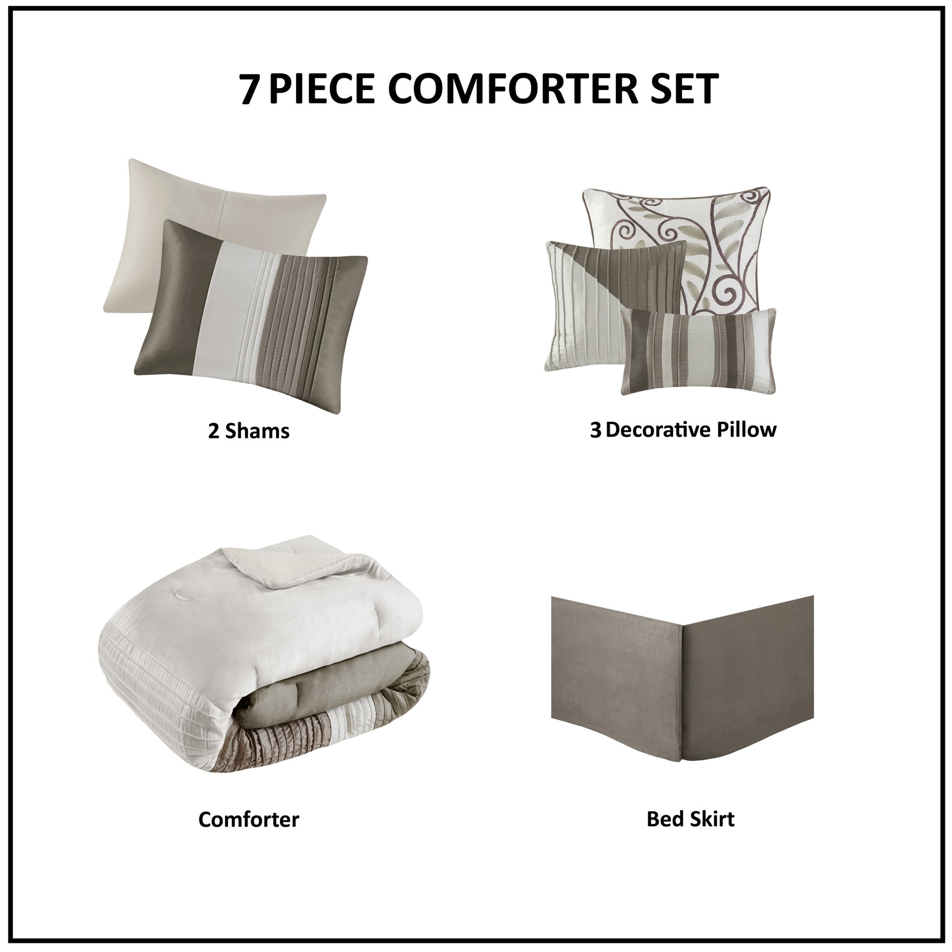 Madison Park 7 Piece Comforter Set