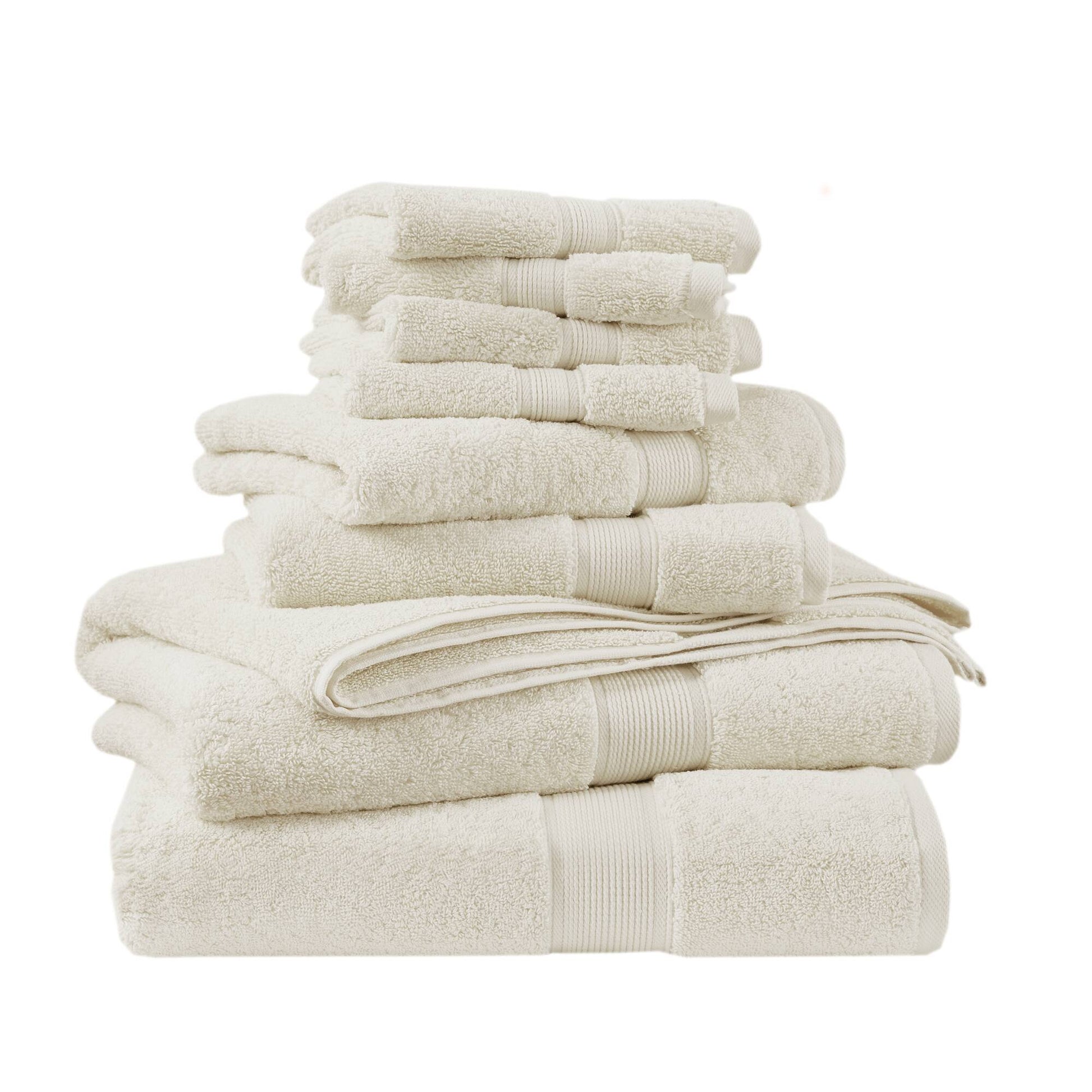 Madison Park Signature 800GSM Ultra-Soft 100% Cotton Absorbent Towel Set