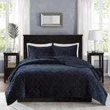 Harper 3 Piece Velvet Quilt Set